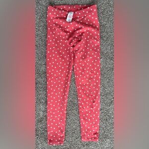 Mini Boden Kids Coral Star Print Leggings